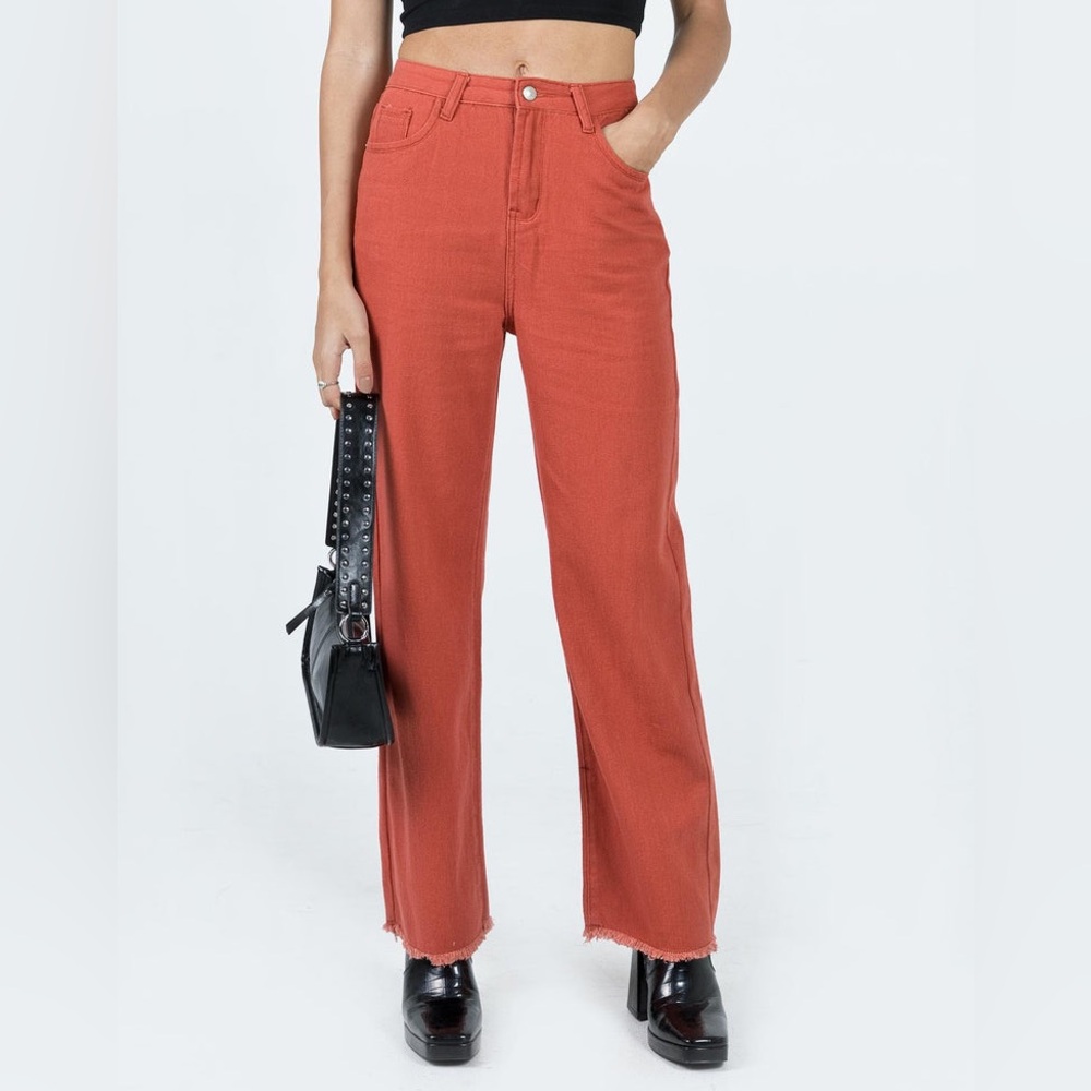 Princess Polly Red Jeans